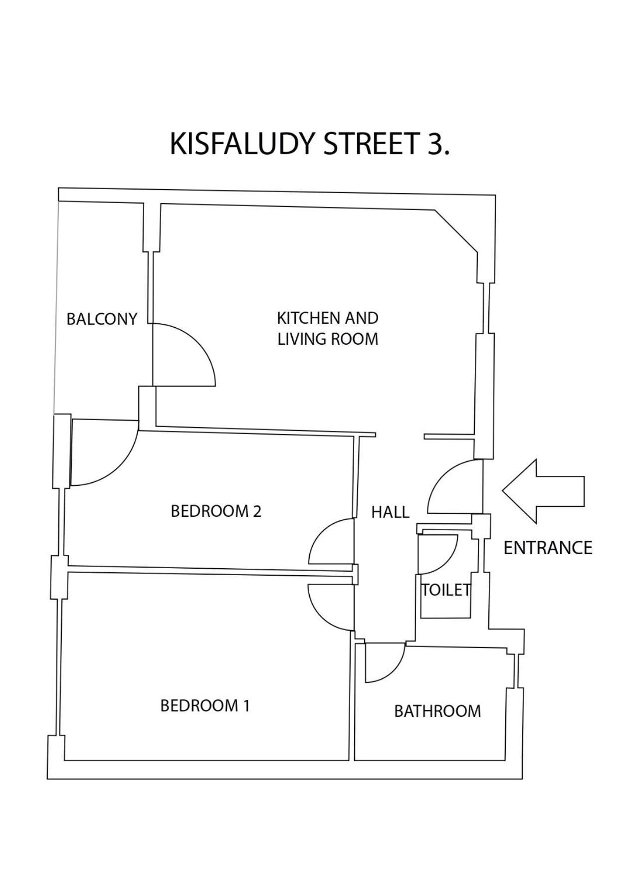 Apartmán Two-bedrooms Cbd Bp *